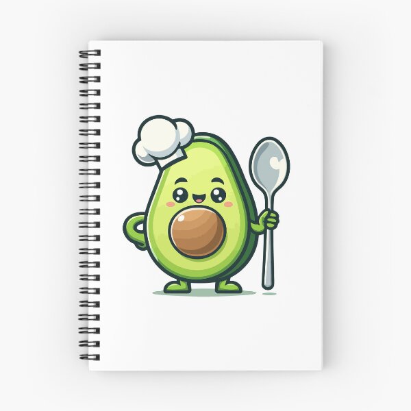 Item preview, Chef Avocado with Spoon - Cute and Fun Culinary designed and sold by Akioos.