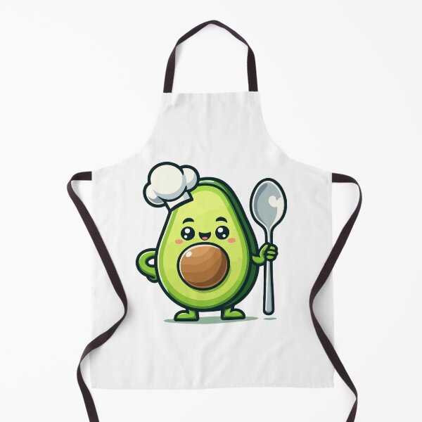 Item preview, Chef Avocado with Spoon - Cute and Fun Culinary designed and sold by Akioos.