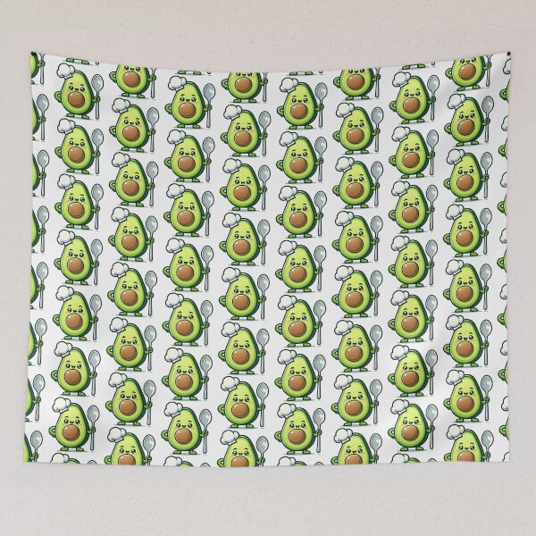 Item preview, Chef Avocado with Spoon - Cute and Fun Culinary designed and sold by Akioos.