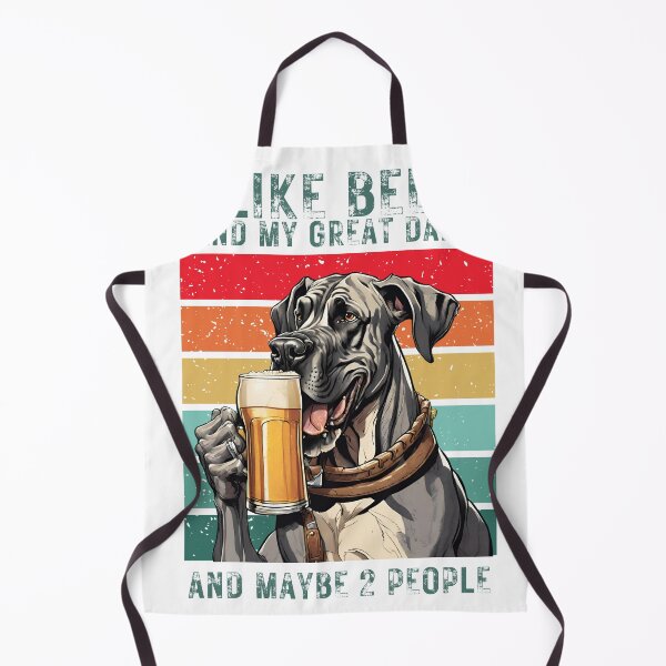 Item preview, My Great Dane dog and beer "i like beer and my great dane and maybe 2 people" designed and sold by GoodyPaws.