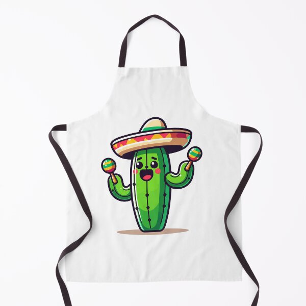 Item preview, Mariachi Cactus with Sombrero and Maracas - Fun and Festive Plant designed and sold by Akioos.