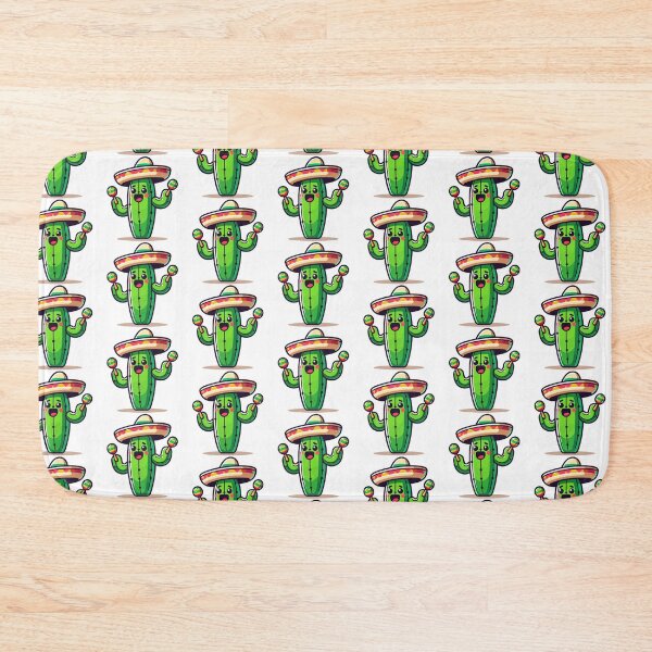 Item preview, Mariachi Cactus with Sombrero and Maracas - Fun and Festive Plant designed and sold by Akioos.