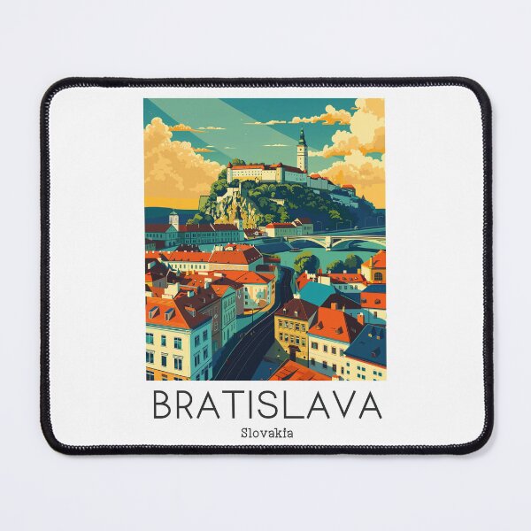 Item preview, A Vintage Travel Illustration of Bratislava - Slovakia designed and sold by GoodOldVintage.