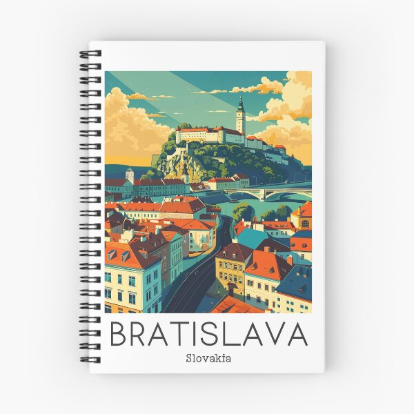 Item preview, A Vintage Travel Illustration of Bratislava - Slovakia designed and sold by GoodOldVintage.