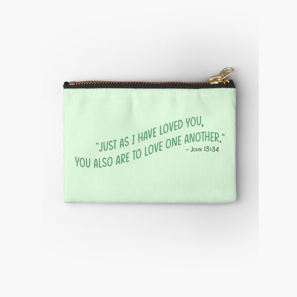 Item preview, John 13:34 - Bible Verse in Green designed and sold by MagnoliaLamb.