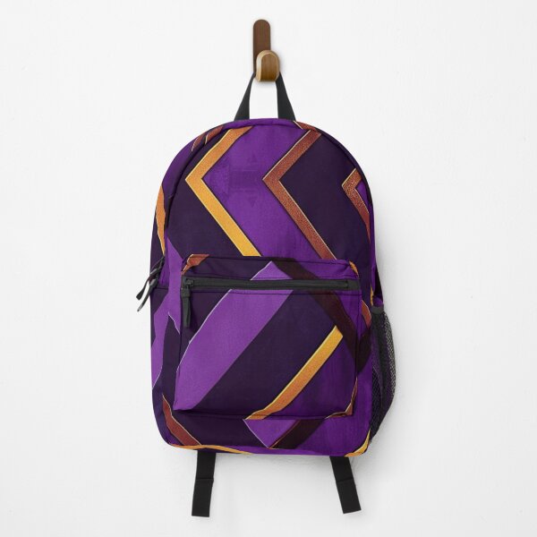 Item preview, Purple and Gold Chevron Stripes designed and sold by Dezainz.