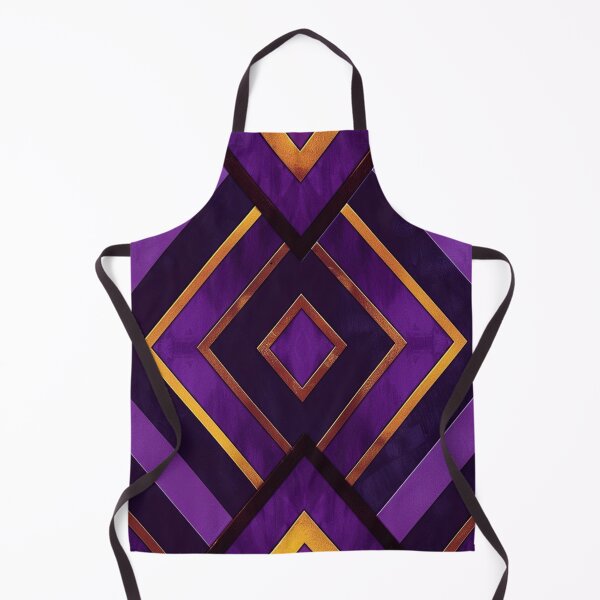 Item preview, Purple and Gold Chevron Stripes designed and sold by Dezainz.