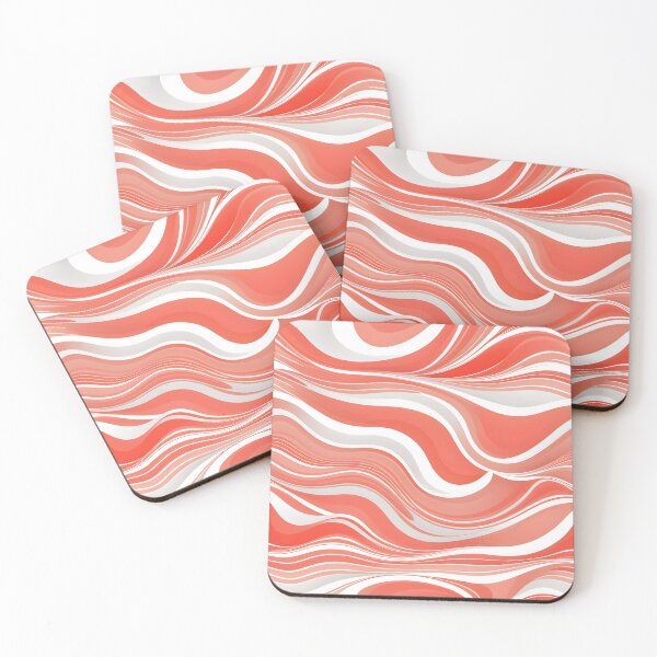 Item preview,  Mid Century Modern Liquid Swirl, Coral designed and sold by Prints and Lifestyle.