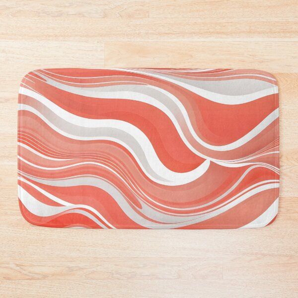 Item preview,  Mid Century Modern Liquid Swirl, Coral designed and sold by Prints and Lifestyle.
