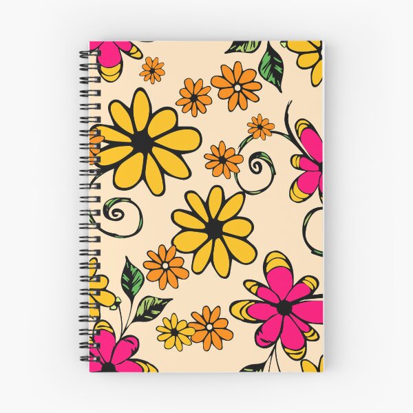 Item preview, Pretty Little Doodle Yellow And Pink Daisies designed and sold by patternsbyposh.