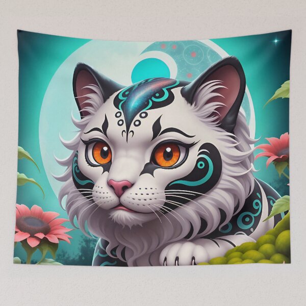 Item preview, Cute Fantasy Kitty Cat designed and sold by TheArtOfPat.