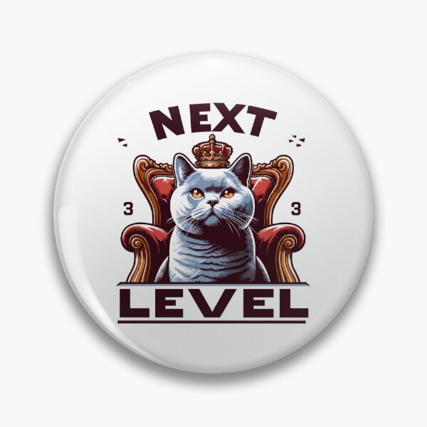 Item preview, BKH British Shorthair Blue Cat King Chair Gift designed and sold by Pineapple-Tree.