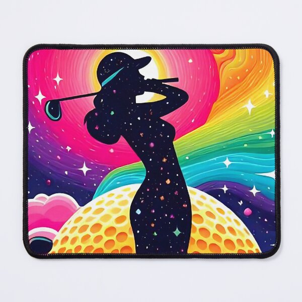 Item preview, Womens Galactic Tee-Off Woman Golfer Of Stardust designed and sold by SportsT-Shirts.