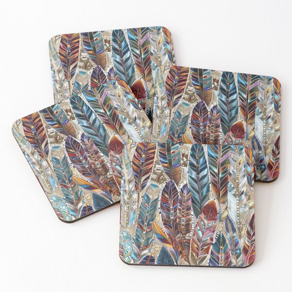 Item preview, Native American Indian Tribal Bird Feathers designed and sold by GroovyPixels.