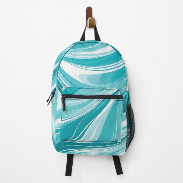 Item preview, Mid Century Modern Liquid Swirl, Aquamarine designed and sold by Prints and Lifestyle.