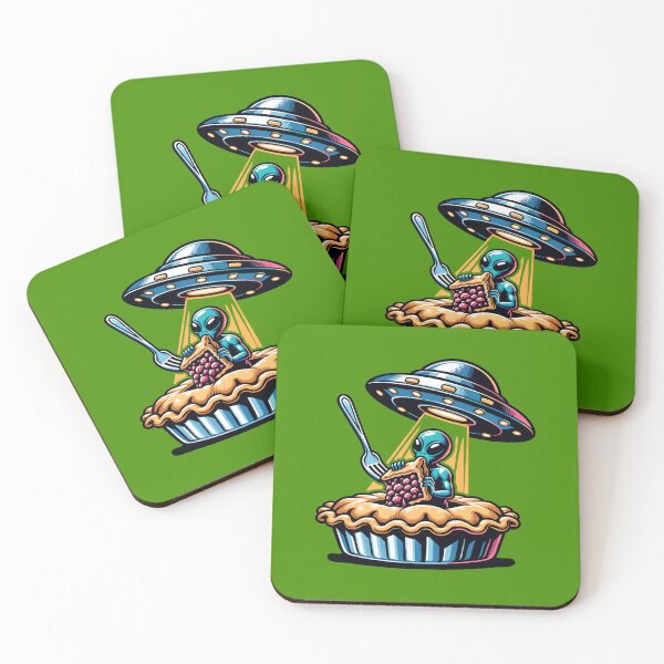 Item preview, Aliens Stealing Shepherd's Pie designed and sold by MGRcompany.