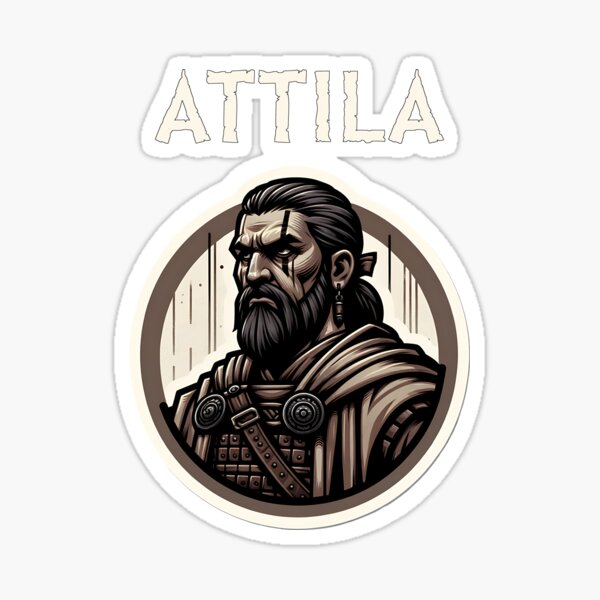 Artikel-Vorschau von Attila die hunte dunkle Zeitalter hunnische Geschichte, designt und verkauft von Agema Apparel.