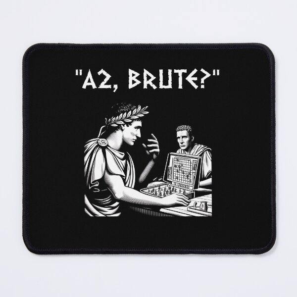 Item preview, Julius Caesar and Brutus Board Game Meme Funny History designed and sold by Agema Apparel.