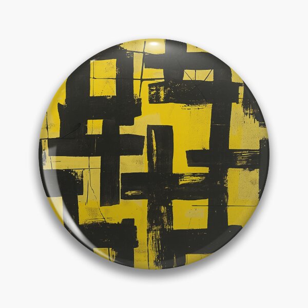 Item preview, Geometric Lines Of Yellow and Black designed and sold by MiracleSociety.