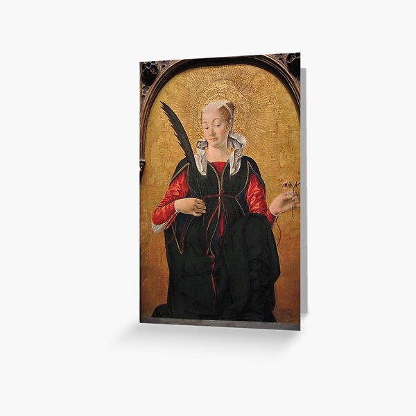 Item preview, Saint Lucy - by Francesco del Cossa (circa 1470) designed and sold by PZAndrews.