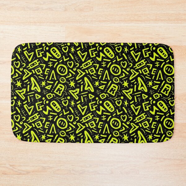 Item preview, Highlighter Yellow Drawings on Black designed and sold by MiracleSociety.