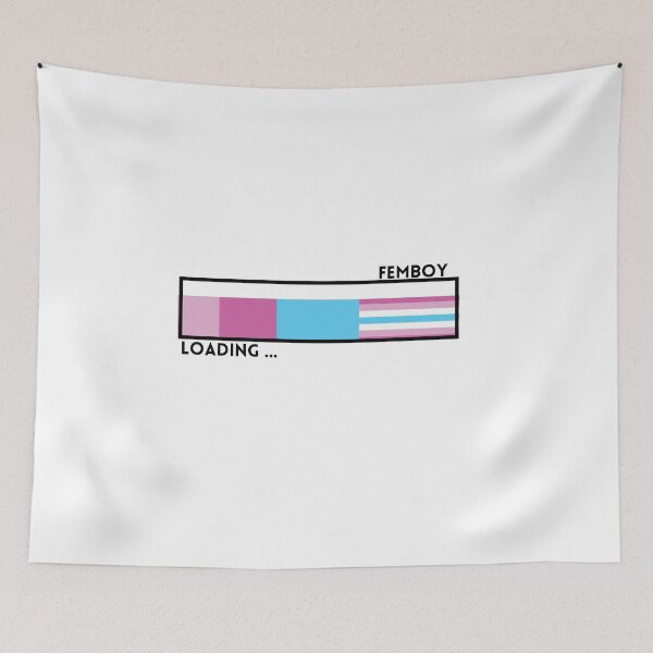 Item preview, Femboy Loading, LGBTQ Pride 2024 T-Shirt, Femboy Flag Shirt designed and sold by CloverAnnie.