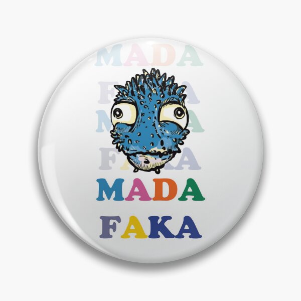 Item preview, The blue MadaFaka! designed and sold by Ema-Bubble.