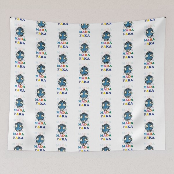 Item preview, The blue MadaFaka! designed and sold by Ema-Bubble.