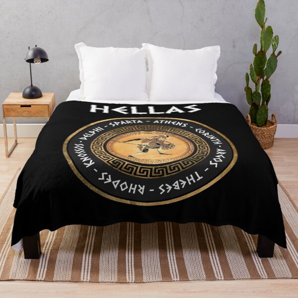 Item preview, Hellas Ancient Greece Cities Greek Hoplite Symbol designed and sold by Agema Apparel.