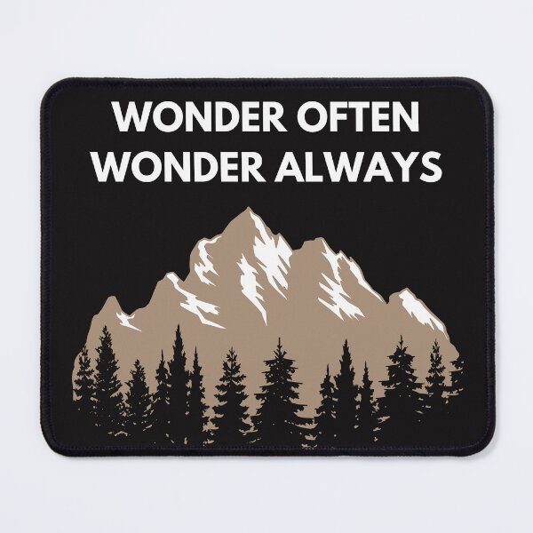 Item preview, Wander often, wonder always. designed and sold by Inferil.