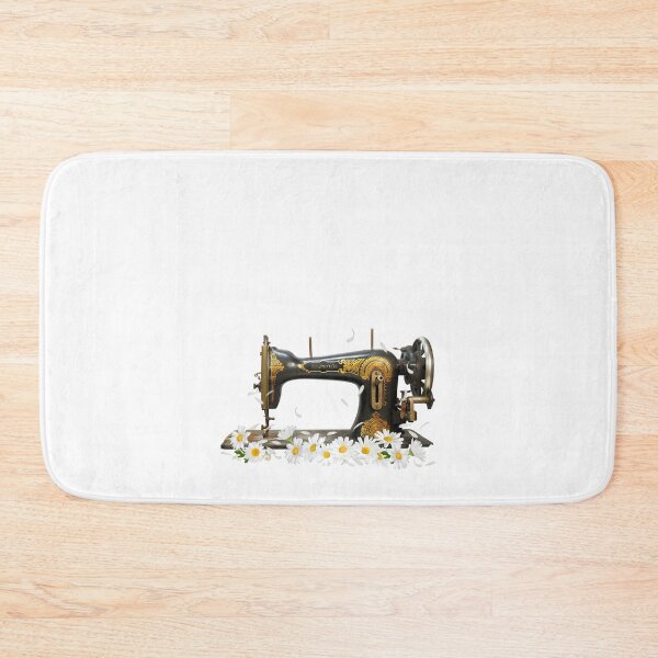 Item preview, Sewing machine with Daisy. Birth month flower sewing machine, APR flower designed and sold by godleo.