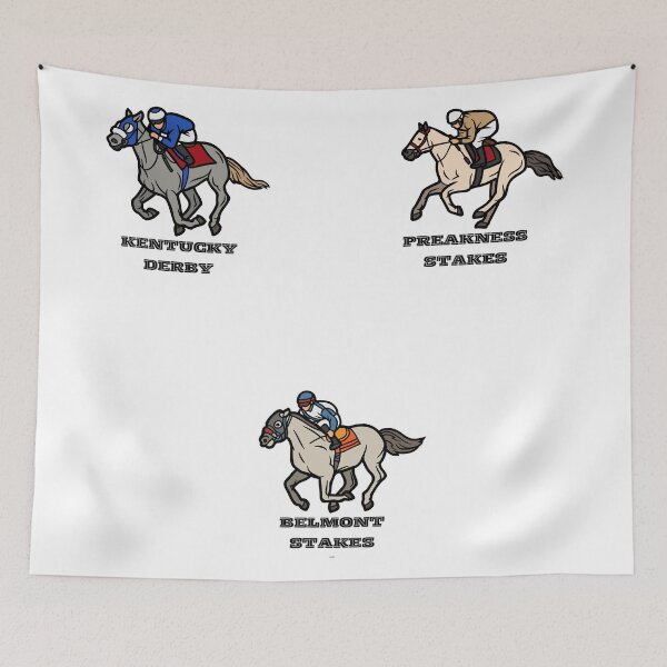 Item preview, Triple Crown Sticker Pack Kentucky Derby, Preakness Stakes, Belmont Stakes designed and sold by julyperson.
