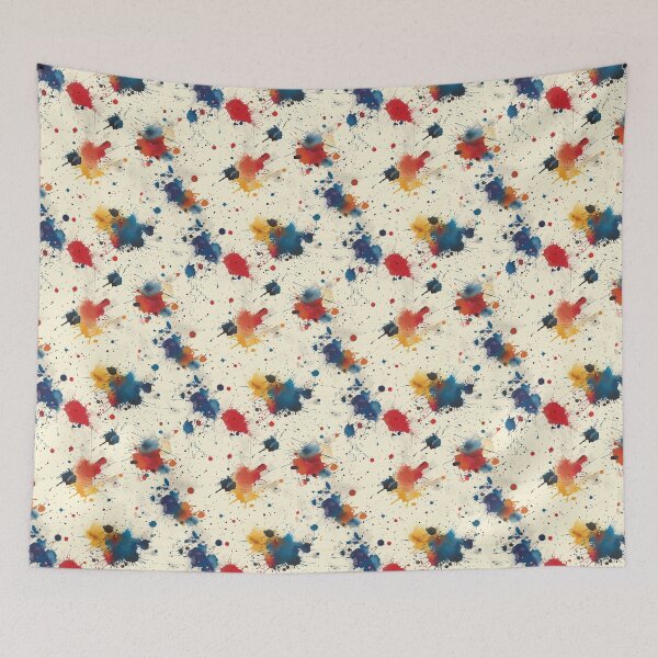Item preview, Expressionist Splatters on Tan Background designed and sold by MiracleSociety.