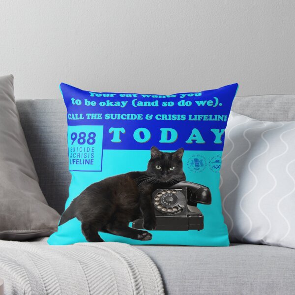 Item preview, Your Cat Wants You Okay Suicide Prevention designed and sold by 1Felinophile.