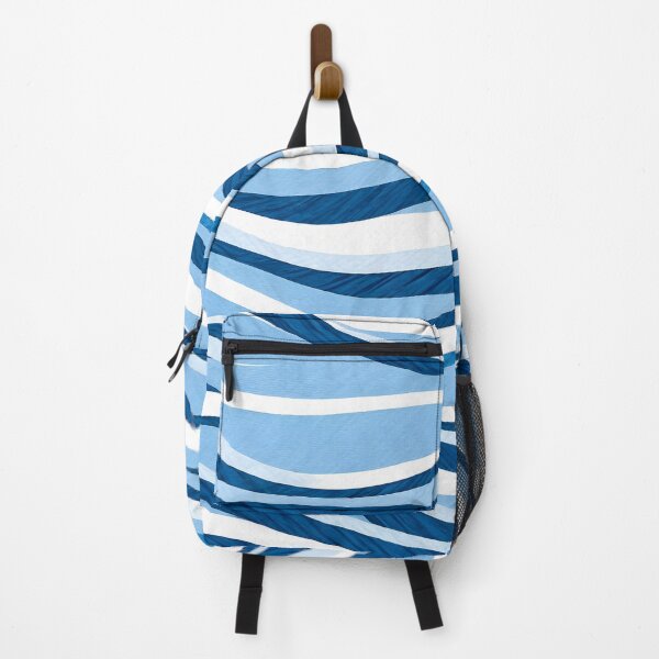 Item preview, Mid-century modern, Waves, Sky Blue designed and sold by Prints and Lifestyle.