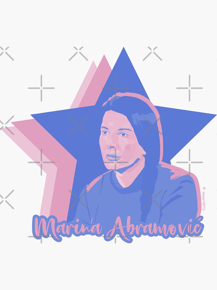 Thumbnail 3 of 3, Sticker, Marina Abramovic designed and sold by mayerarts.