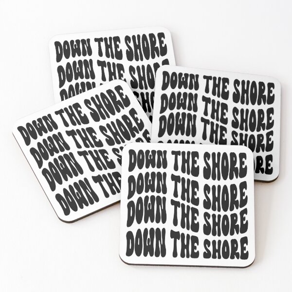 Item preview, Down The Shore Black Type designed and sold by madpursglove.