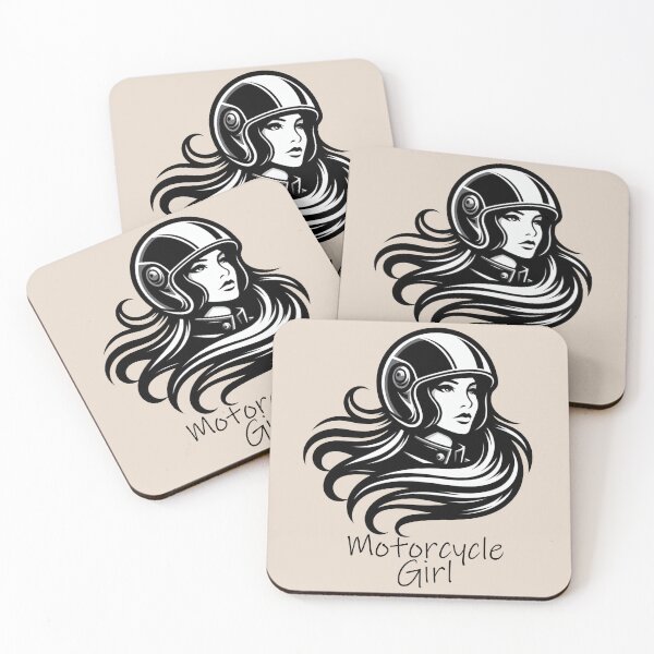 Item preview, Motorcycle Girl, Woman on the motorcycle, Moto passion designed and sold by Cr320.
