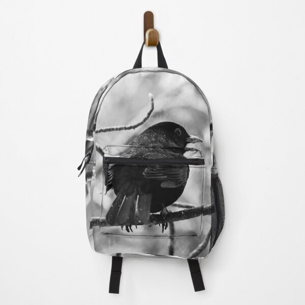 Item preview, Snowdrops on black. Eurasian blackbird bw designed and sold by Jouko Lehto Photography.