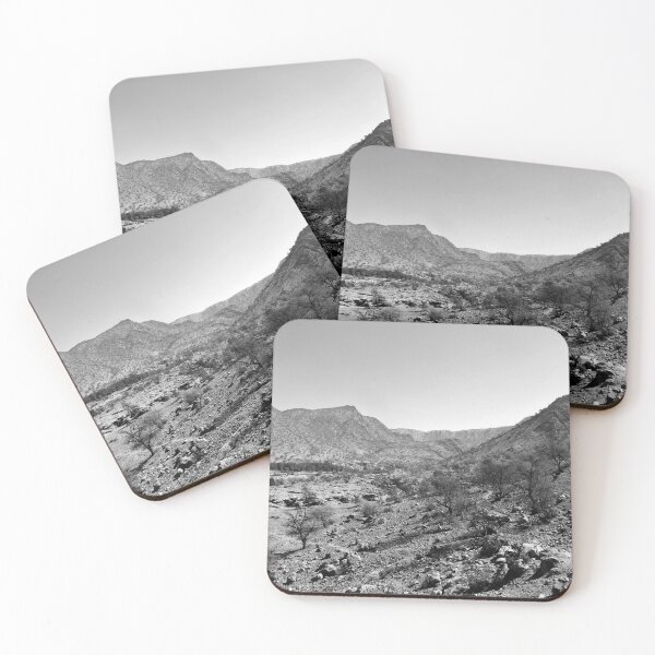 Item preview, Dry landscape, Anti-Atlas mountains, monochrome designed and sold by paulboizot.