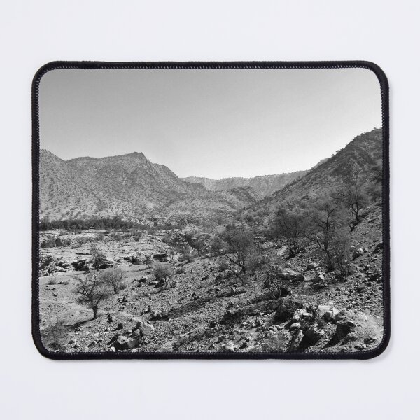 Item preview, Dry landscape, Anti-Atlas mountains, monochrome designed and sold by paulboizot.