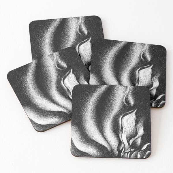 Item preview, Fabric Rhythmic Folder Abstract Art Posters and Art Prints designed and sold by Wiggly Lines.