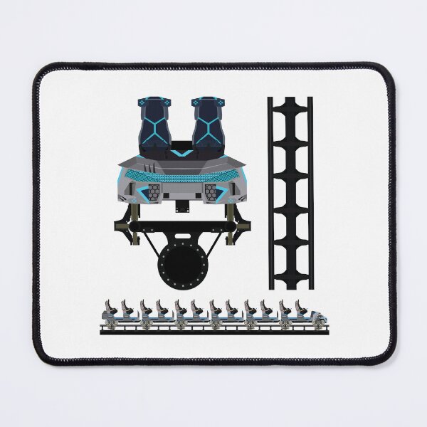 Item preview, Velocicoaster Intamin Train Design designed and sold by CoasterMerch.