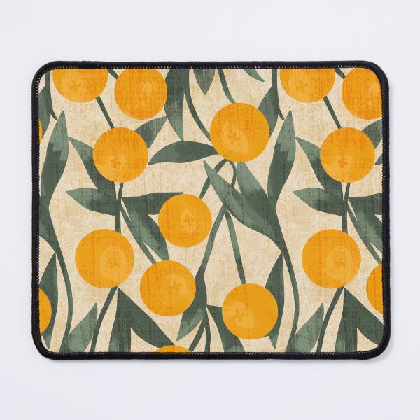 Item preview, Texture orange branches with texture background on a neutral light beige background designed and sold by JasmineGDesigns.