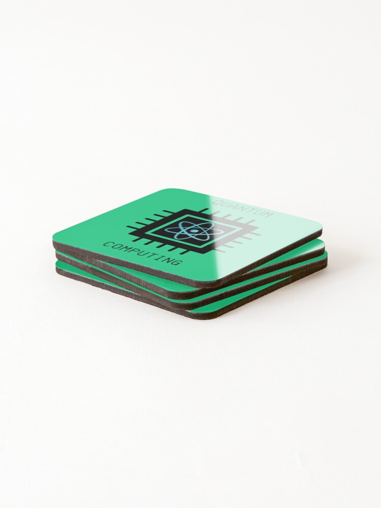 Thumbnail 4 of 5, Coasters (Set of 4), Quantum computing designed and sold by KrissGraphShop.
