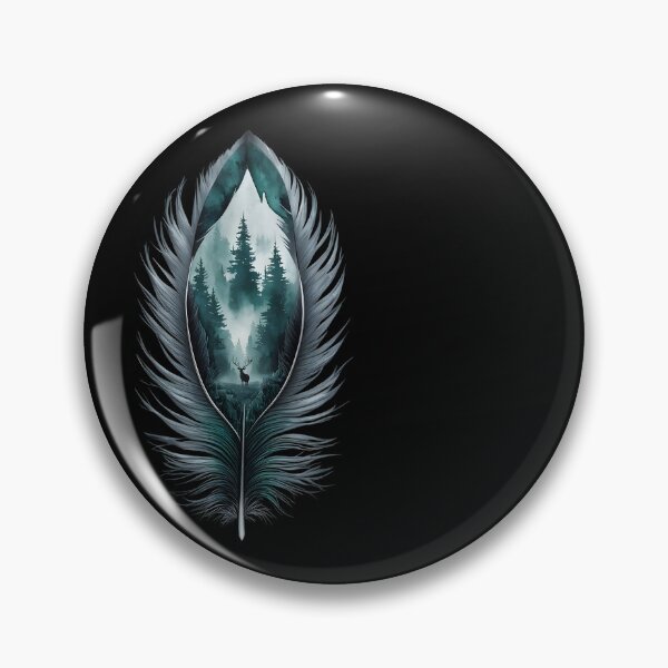 Artikelvorschau, Mystical Forest Encounter Feather Imagery entworfen und verkauft von DZ-Merch.