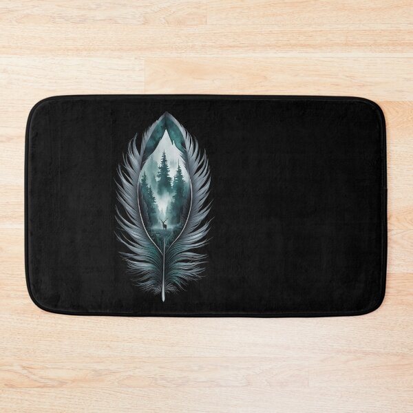 Artikelvorschau, Mystical Forest Encounter Feather Imagery entworfen und verkauft von DZ-Merch.
