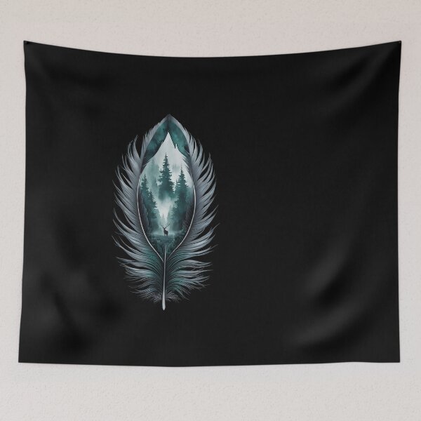 Item preview, Mystical Forest Encounter Feather Imagery designed and sold by DZ-Merch.