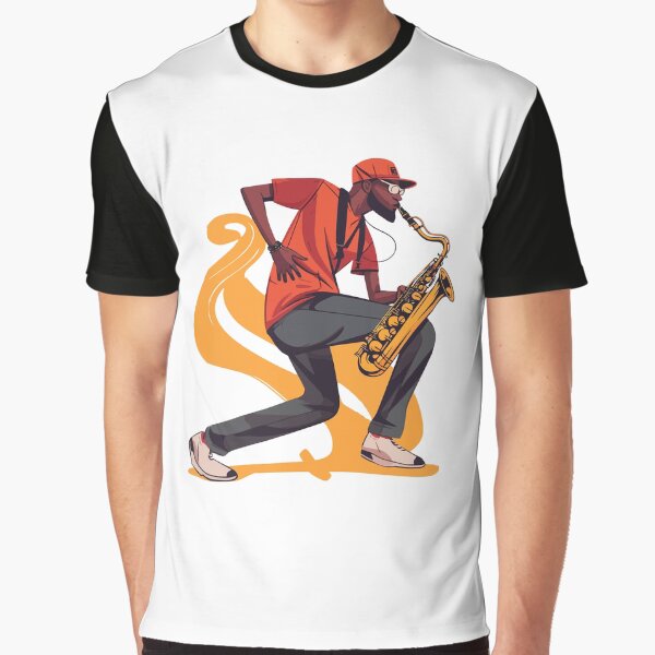 Item preview, The Masterful Duo of Dance and Saxophone designed and sold by Artwyz.