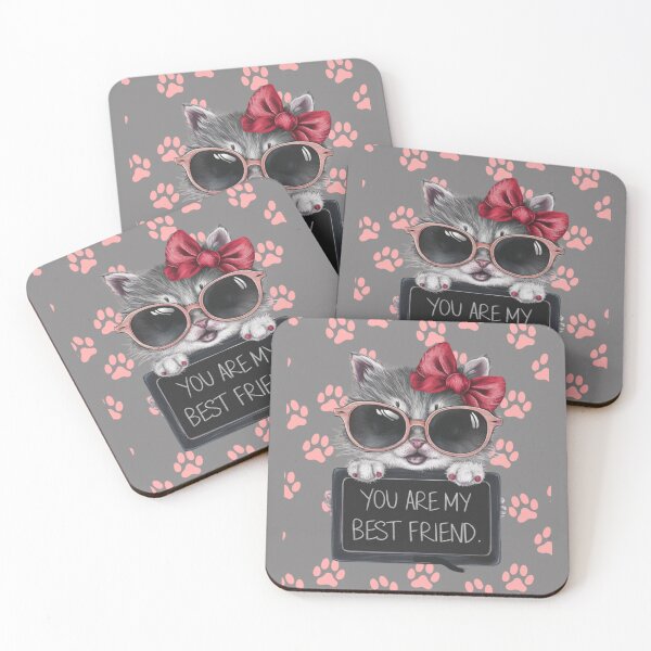 Item preview, Friendship Cat: True Friends Are Always There for You designed and sold by StyleFused.